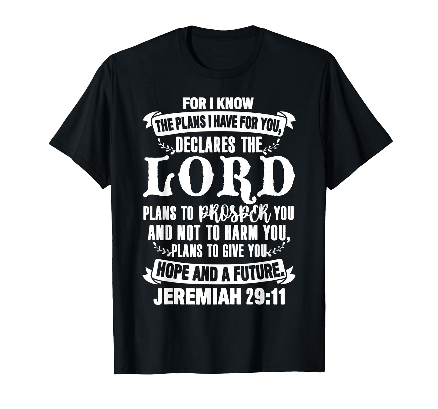 Funny Lord Jeremiah 2911 for I Know The Plans I Have for You T-Shirt