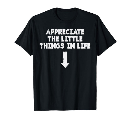 Appreciate This Little Things Life Arrow Inappropriate Men T-Shirt