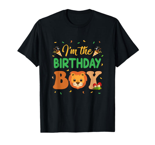 I'm The Birthday Boy Lion Family Party Decorations T-Shirt