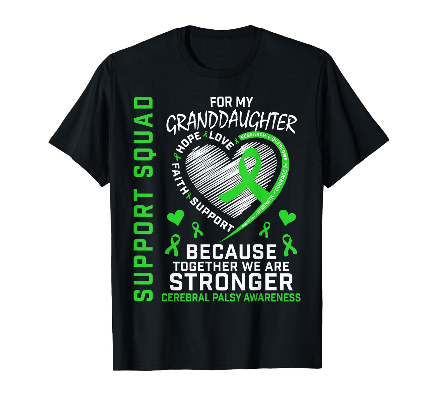 Granddaughter Cerebral Palsy Awareness Products Family CP T-Shirt