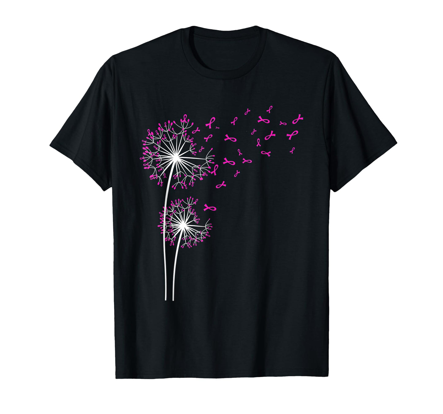 Breast Cancer Awareness Faith Hope Love Sun Flower Ribbon T-Shirt