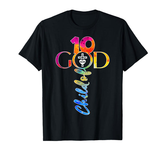 GOD 10 YEARS JESUS 10TH BIRTHDAY T-Shirt