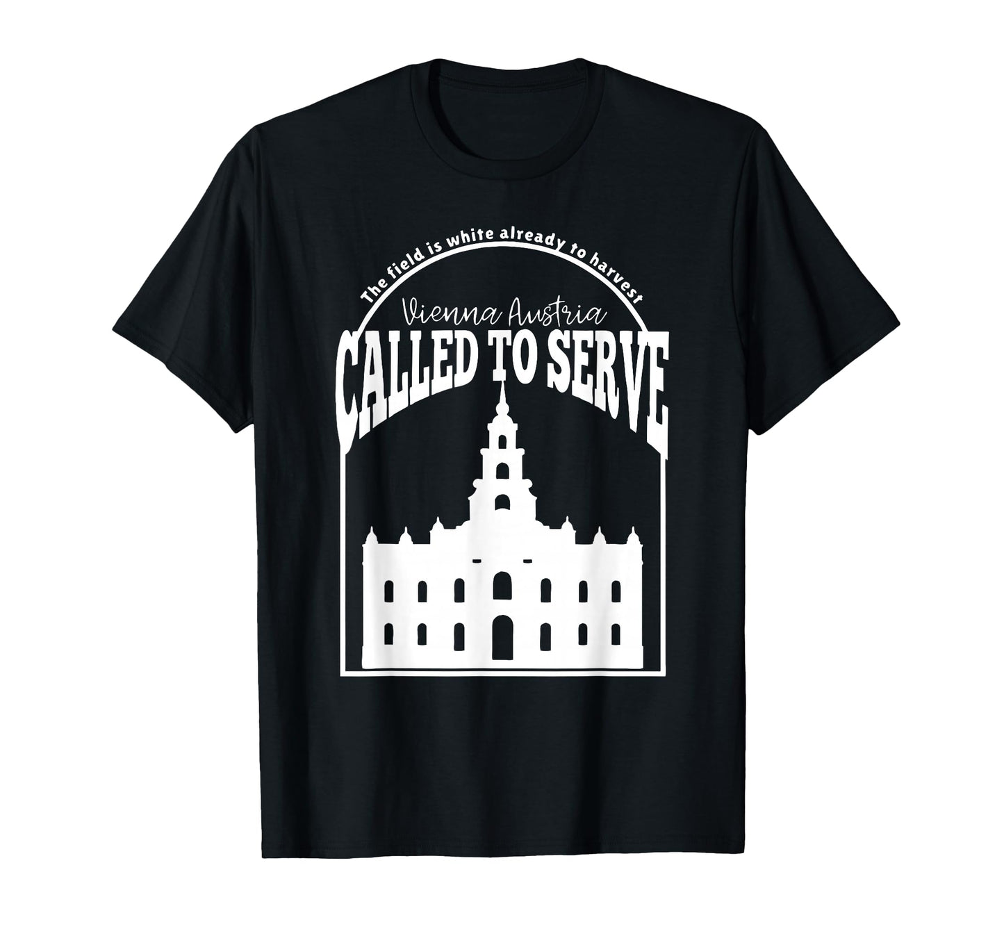 Called to Serve Vienna Austria Temple Silhouette T-Shirt