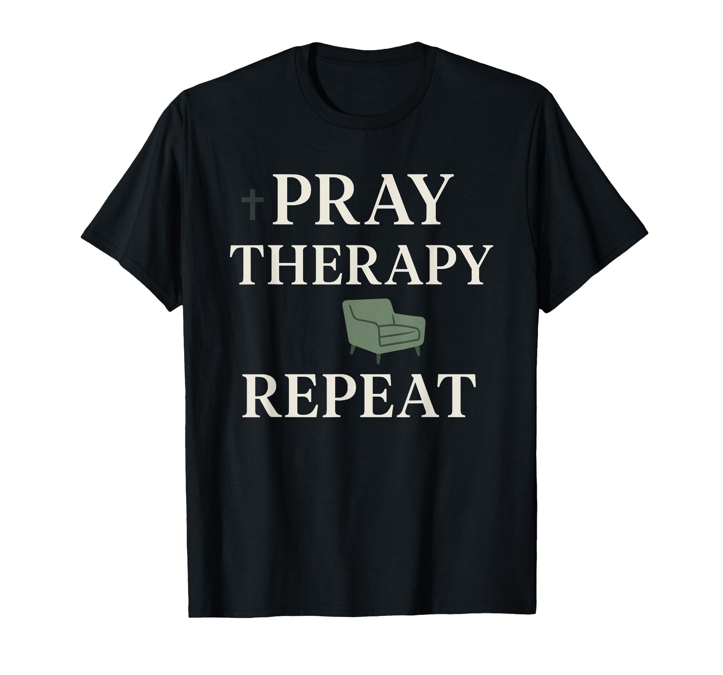 Christian Mental Health Jesus Therapy Bible Boundaries T-Shirt