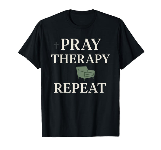 Christian Mental Health Jesus Therapy Bible Boundaries T-Shirt