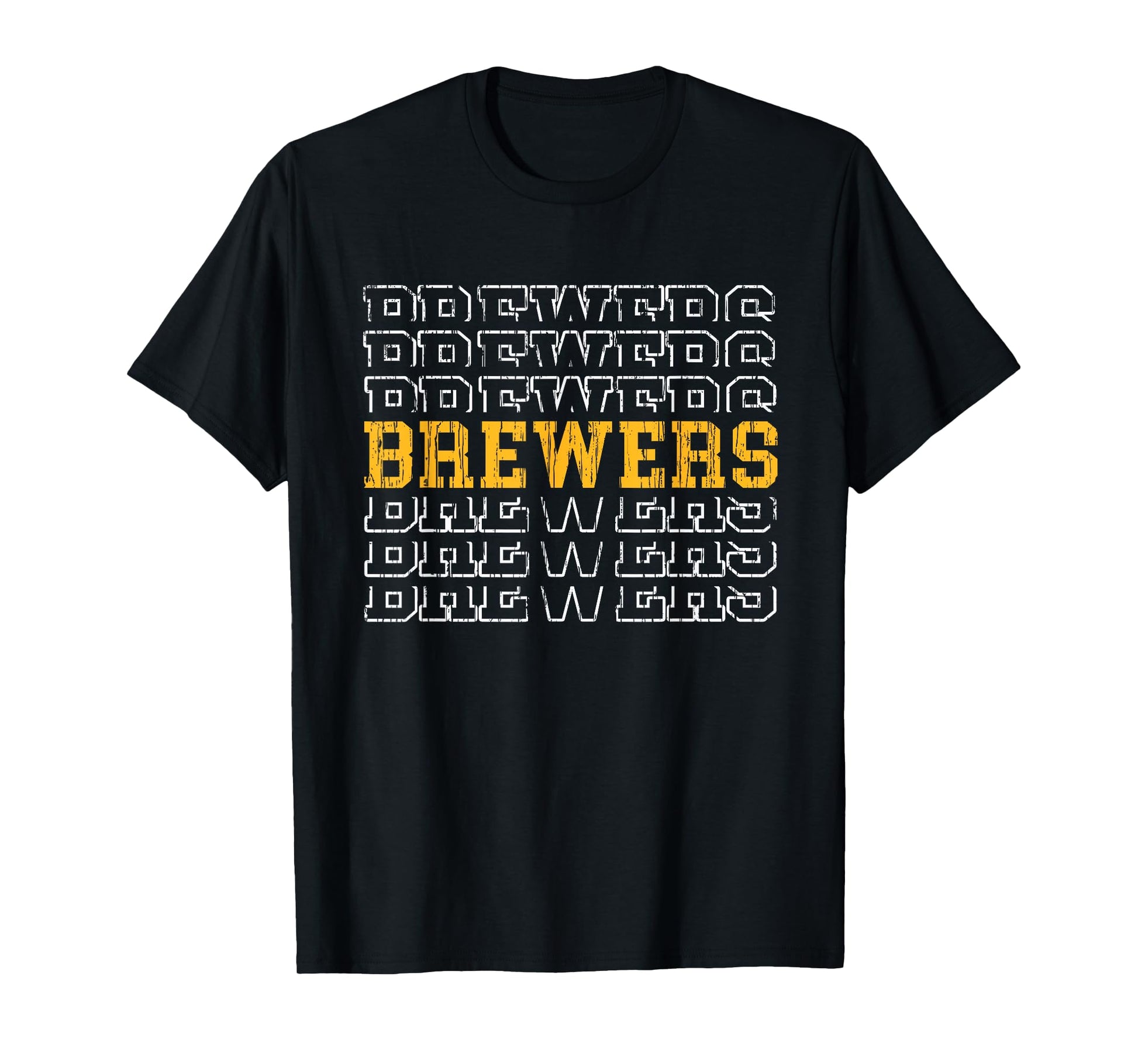 Brewers Vintage Gift for Men Women Boys Girls Kids Youth T-Shirt - T-Shirt | Black