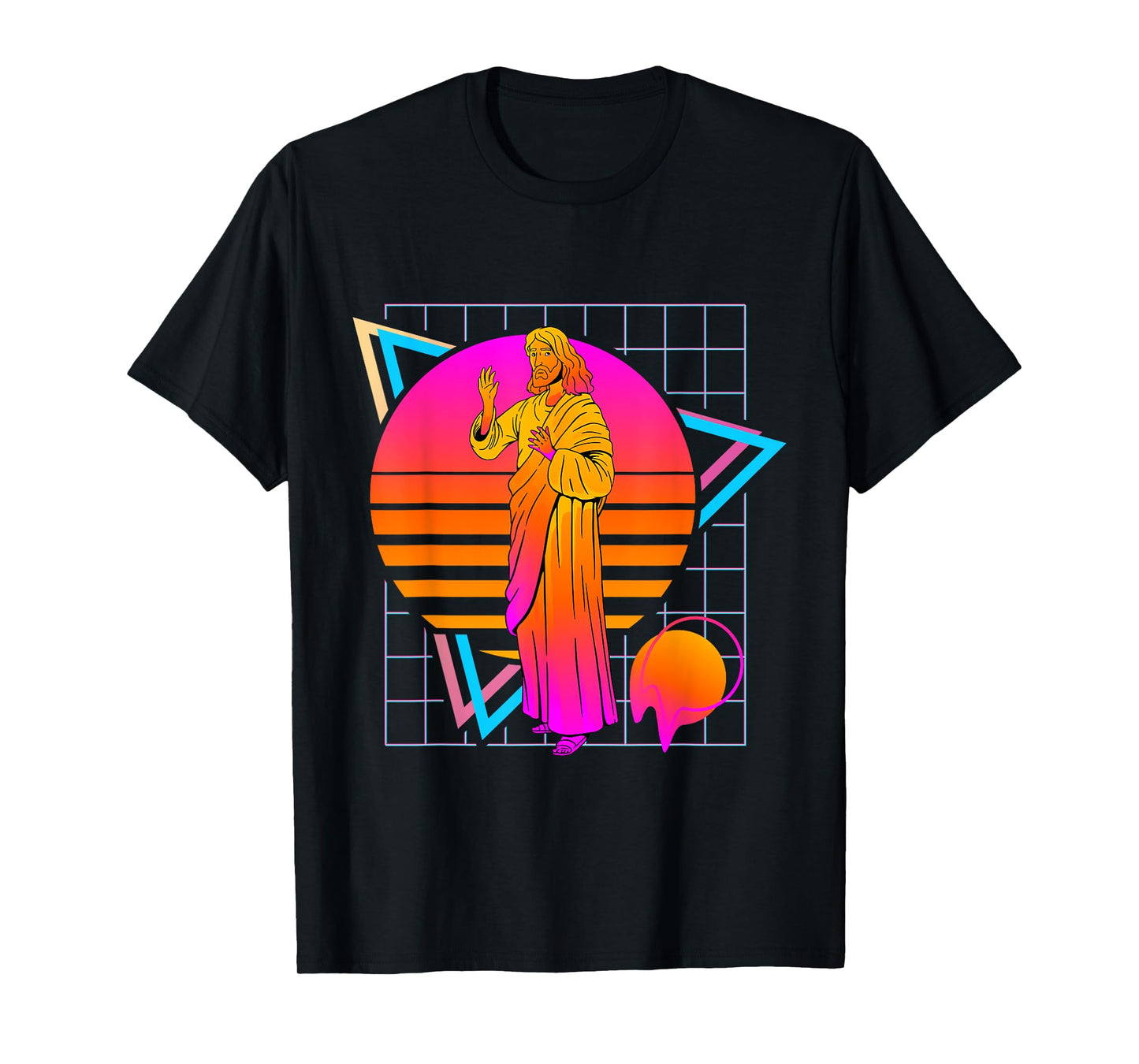 Jesus Retro 80s Style Vintage Religion T-Shirt