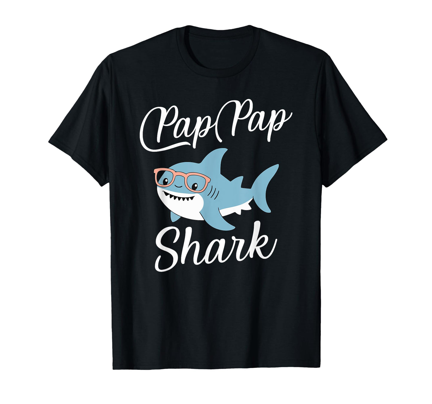 Pap-Pap Shark Funny Matching Family Grandpa PapPap T-Shirt