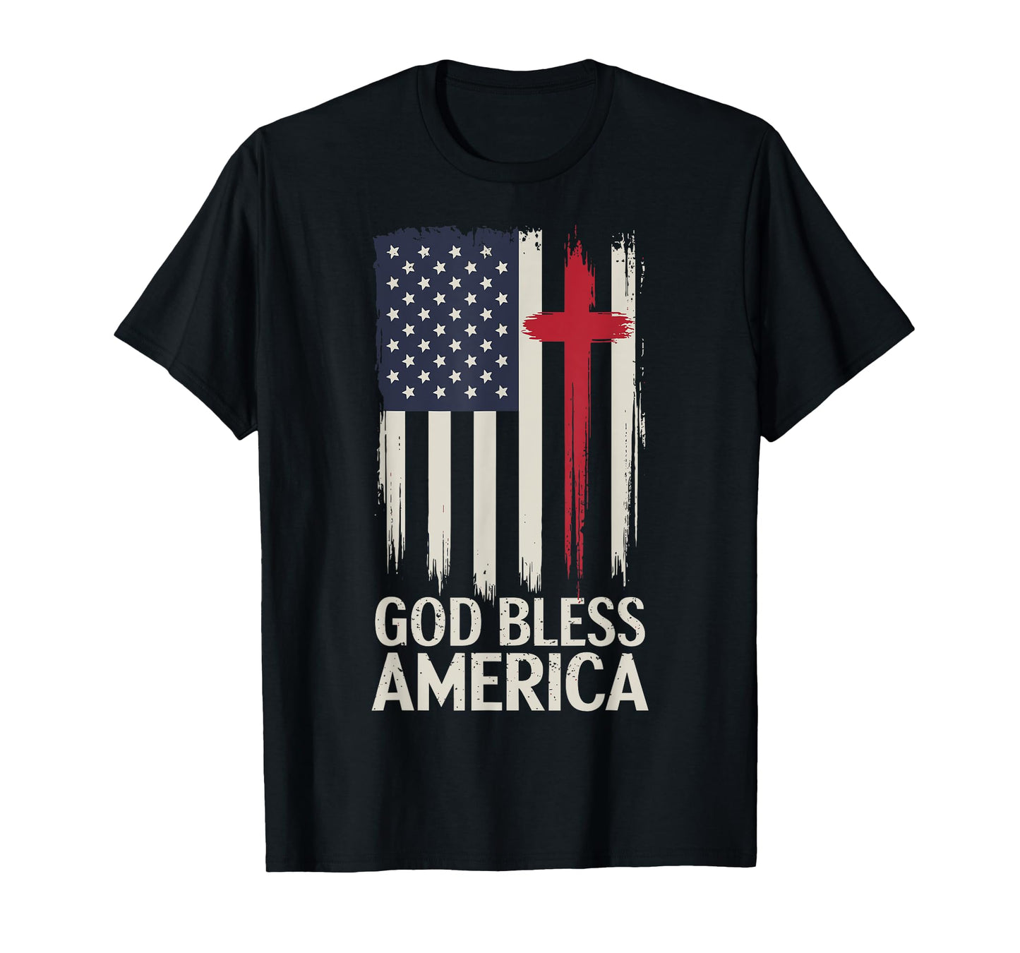 God Bless America Christian Patriot Pride Apparel T-Shirt