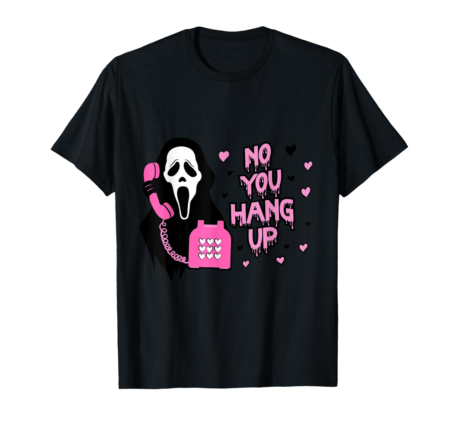 No You Hang Up Cute Playful Romantic Conversation Quote T-Shirt