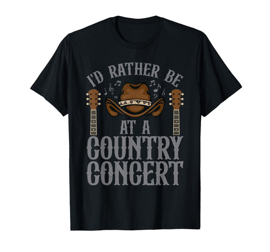 Best Country Concert Art for Men Women Country Music Concert T-Shirt