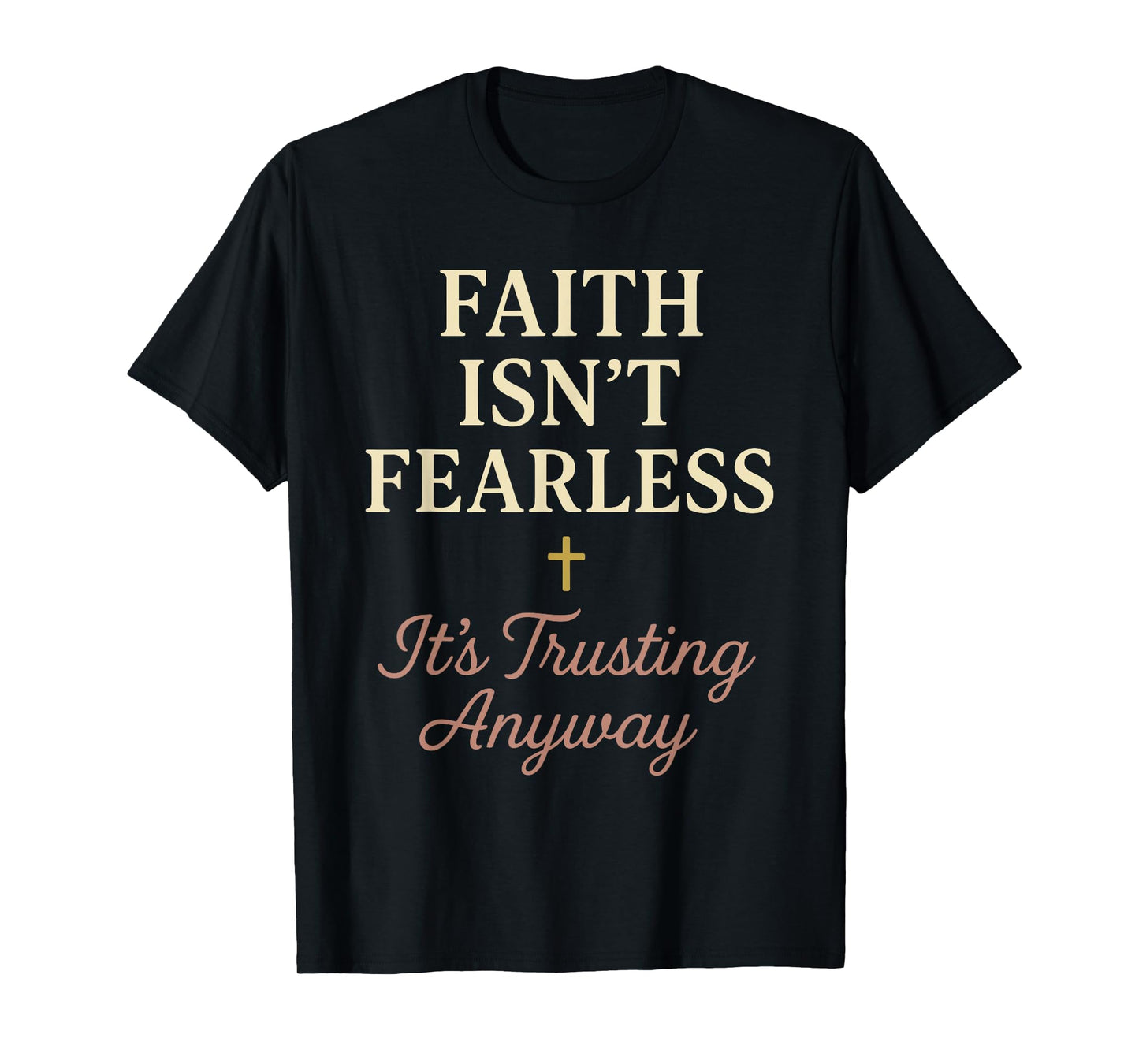Christian Wife Anxiety Faith Mental Health Grace Jesus T-Shirt