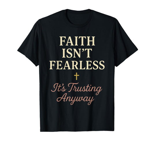 Christian Wife Anxiety Faith Mental Health Grace Jesus T-Shirt