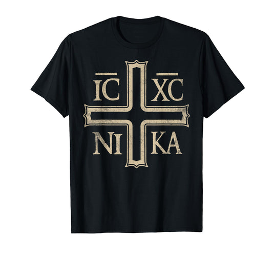 IC XC NIKA Cross Christogram Orthodox Christian T-Shirt
