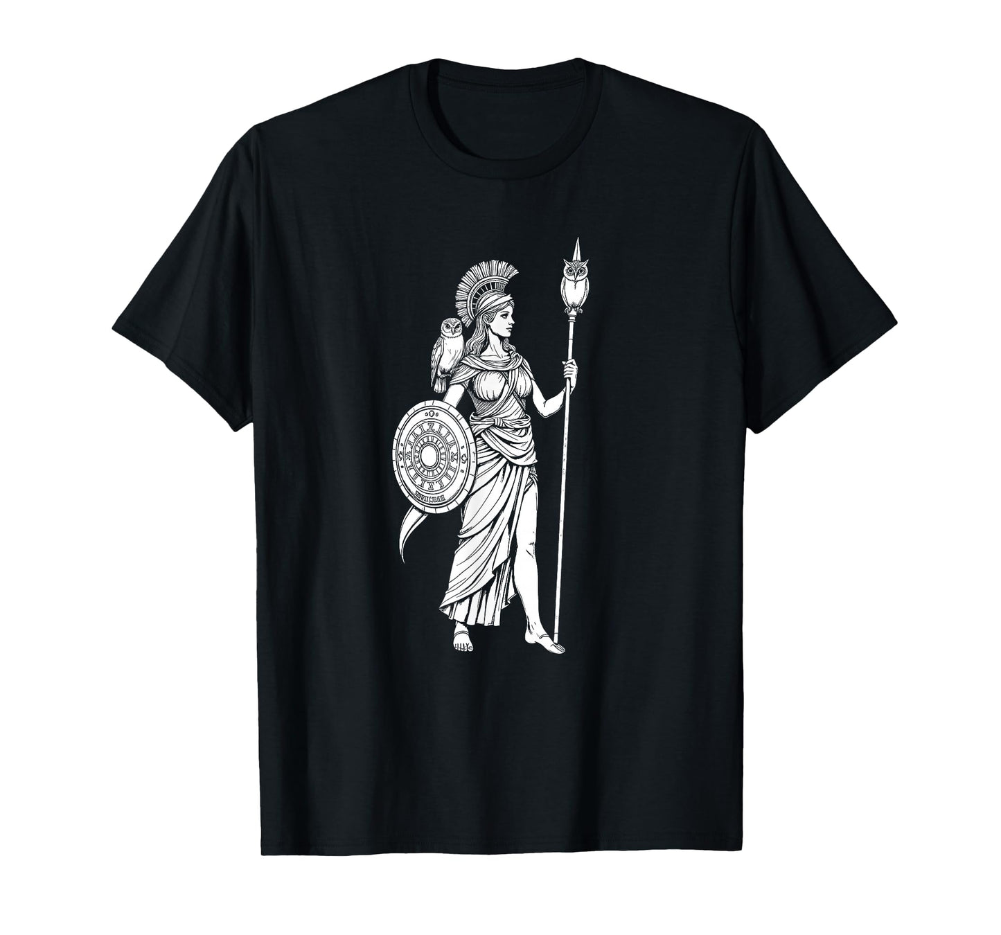 Athena Greek Mythology Design For Women T-Shirt