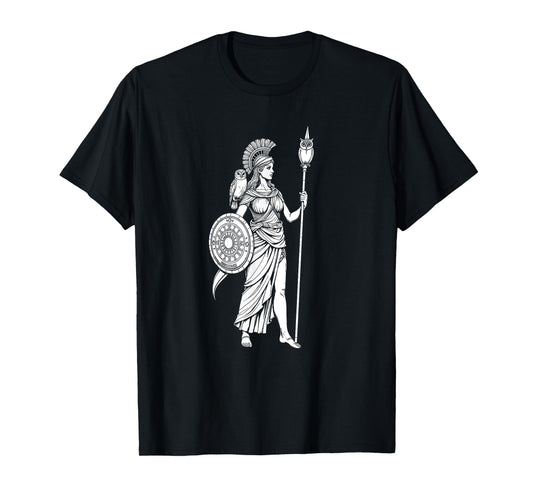 Athena Greek Mythology Design For Women T-Shirt