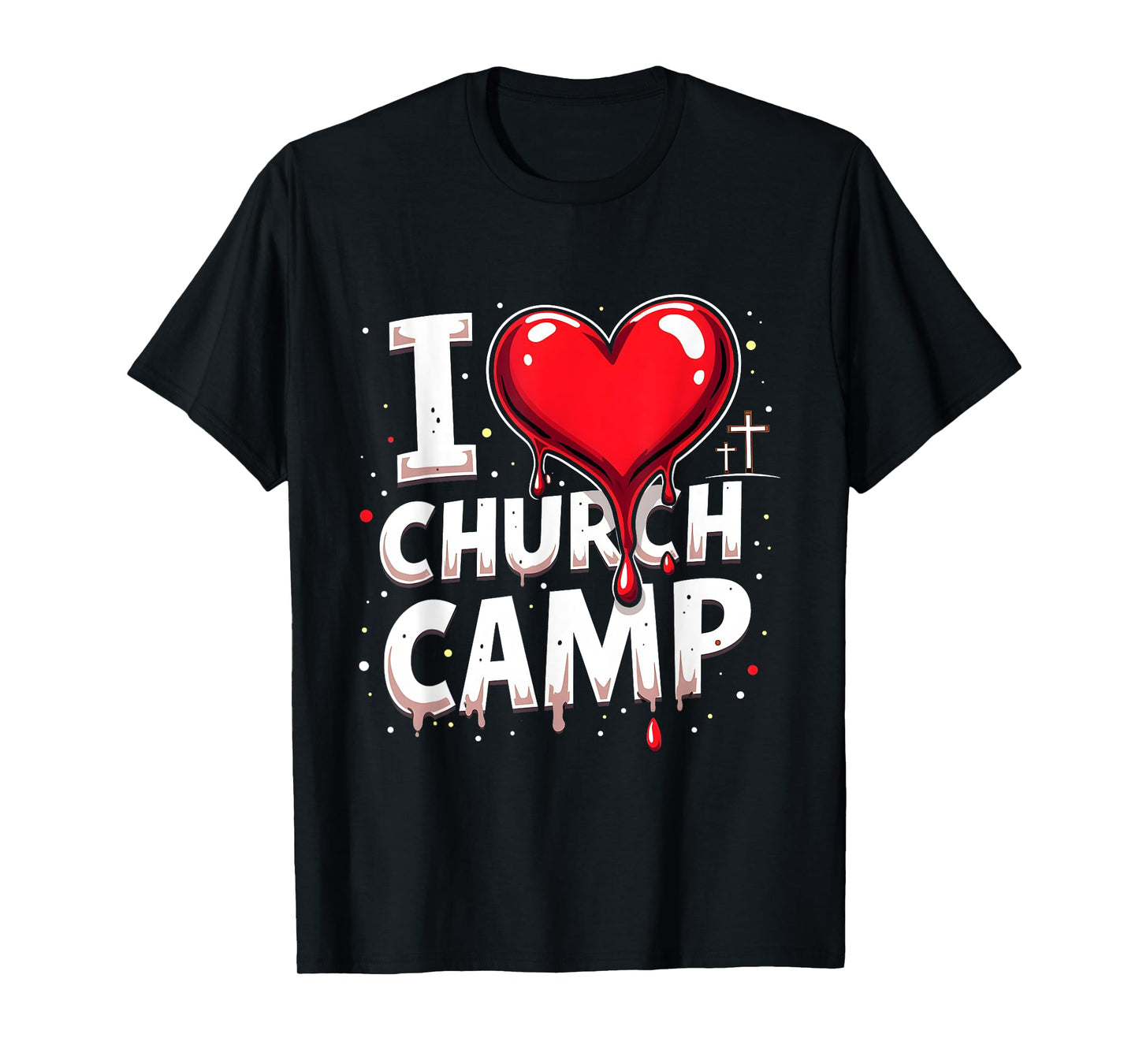 VBS Vacation Bible School I Love Church Camp Jesus VBS Crew T-Shirt