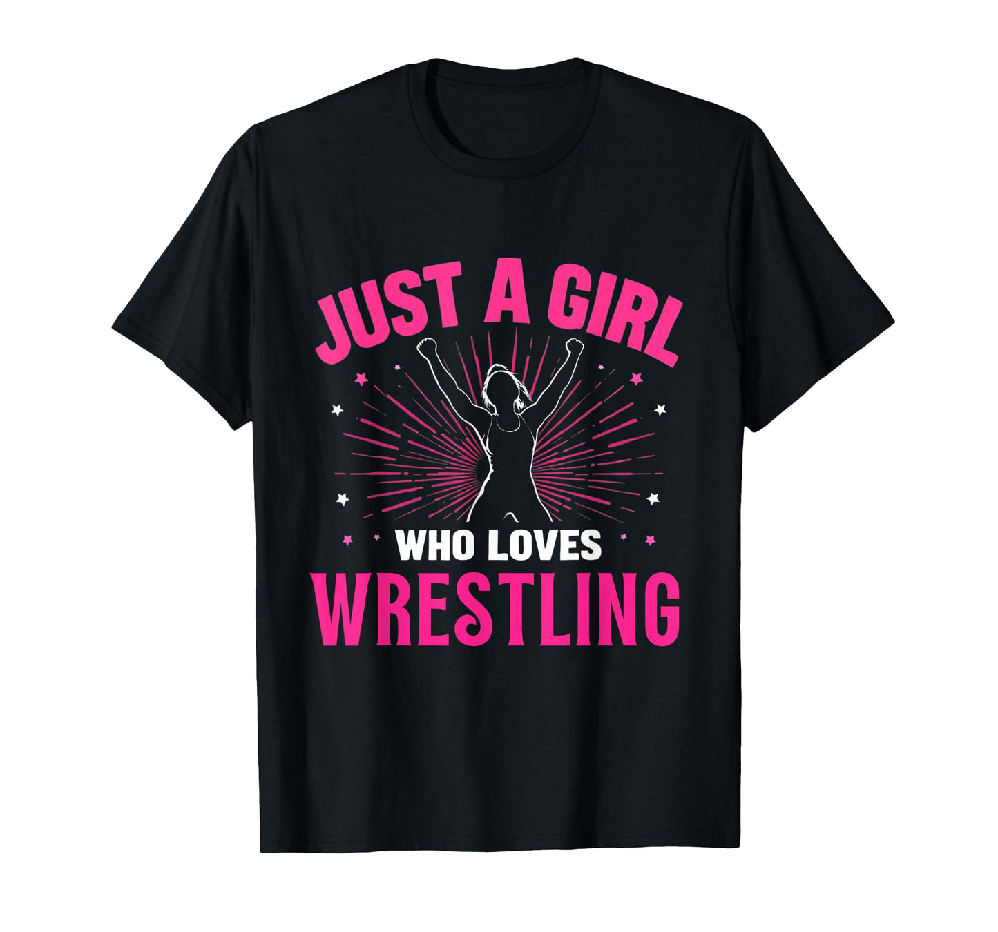 Just A Girl Who Loves Wrestling, Girls & Kids, Wrestler Girl T-Shirt