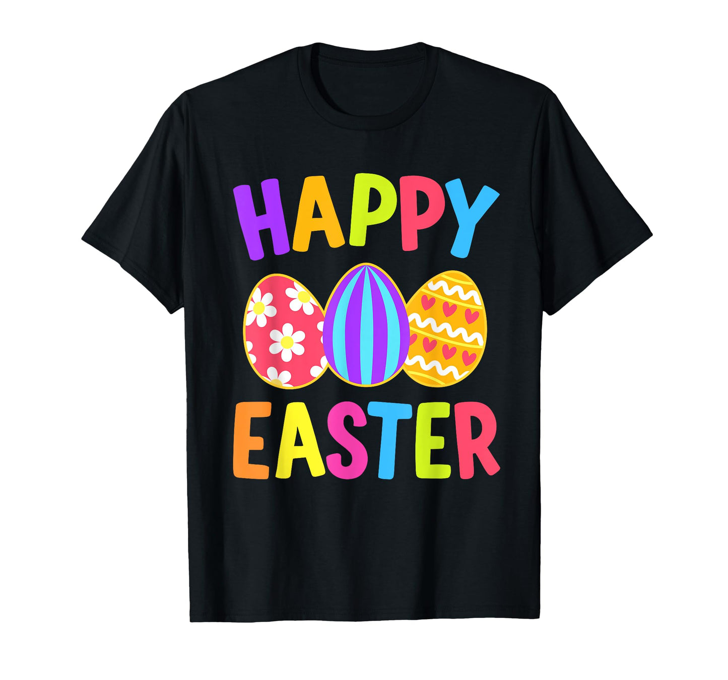 Happy easter day with colored eggs T-Shirt
