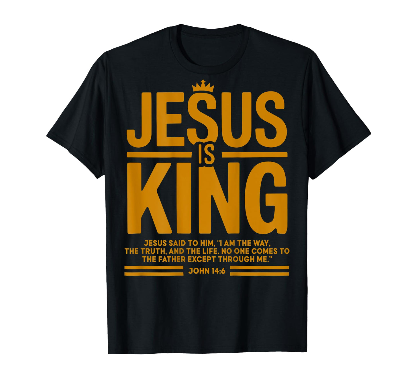 Toddler Boy Jesus Is King White Christian God Son Sister Mom T-Shirt