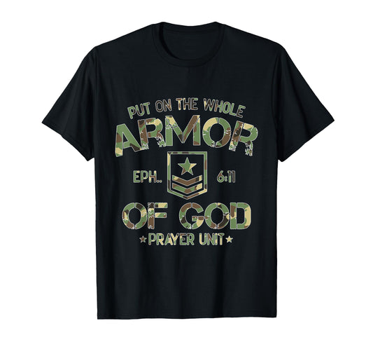 Draw on God's Ephesians' spiritual armour T-Shirt