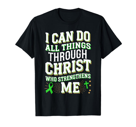 All Things Through Christ Spinal Cord Injury Awareness T-Shirt