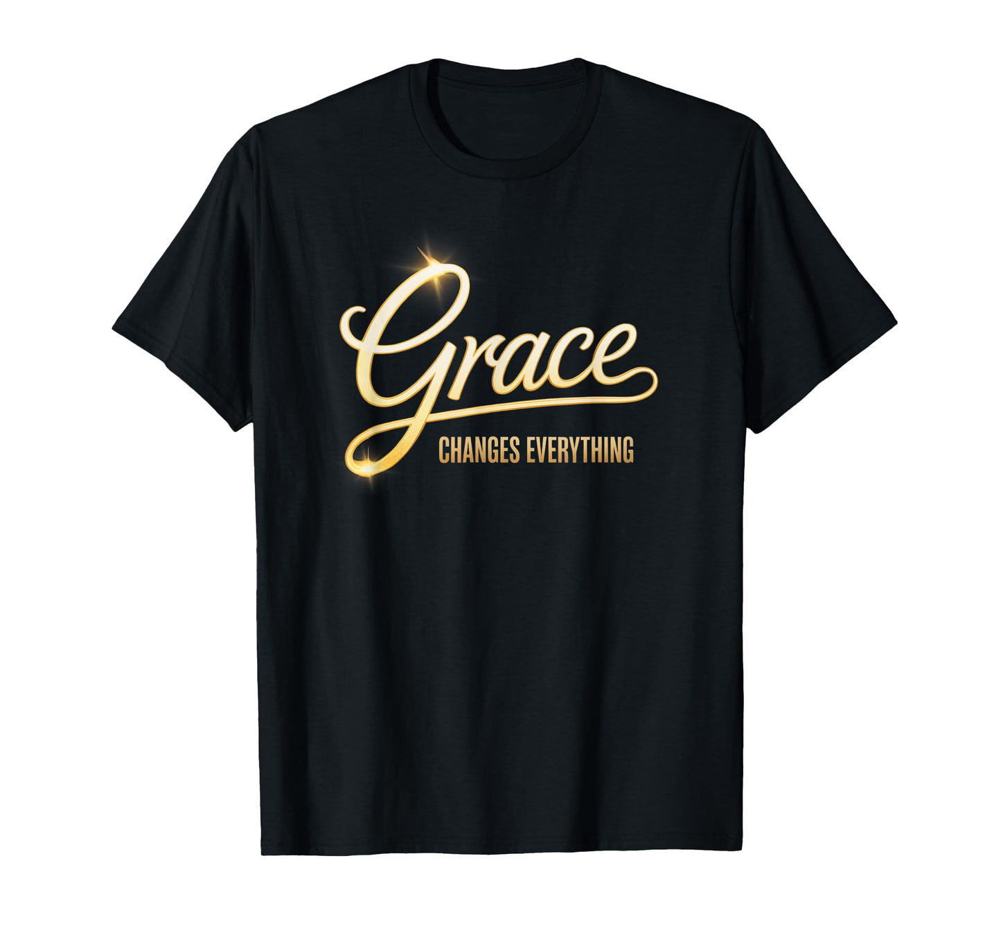 Grace Changes Everything Christian Faith Design T-Shirt