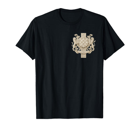 Bog I Hrvati - Croatian coat of arms and cross T-Shirt