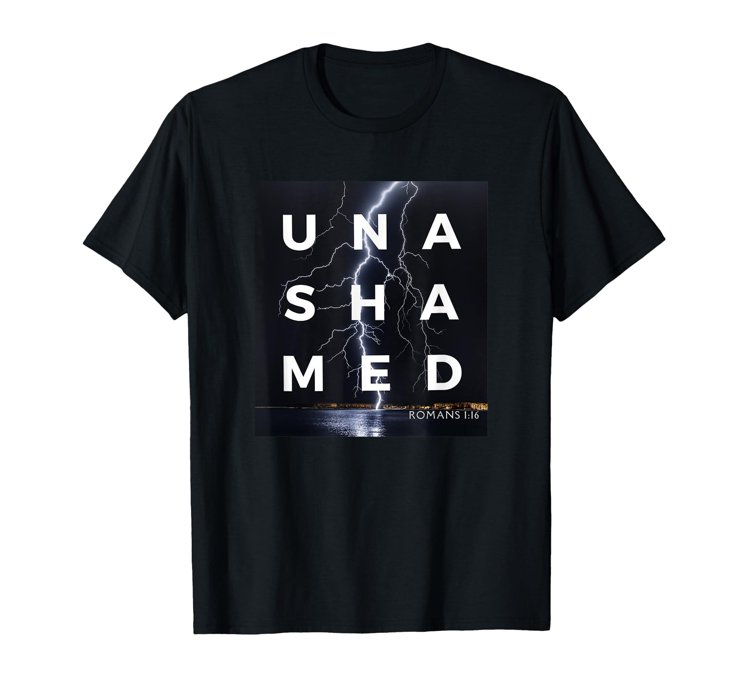 Unashamed of the Gospel Tee, Romans 116 Christian Bold T-Shirt