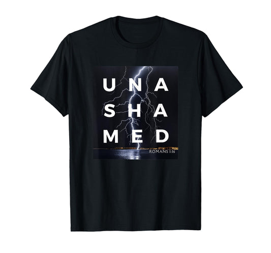 Unashamed of the Gospel Tee, Romans 116 Christian Bold T-Shirt