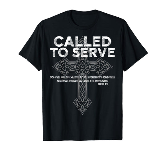 Christian Faith Go Spread The Gospel Called To Serve T-Shirt