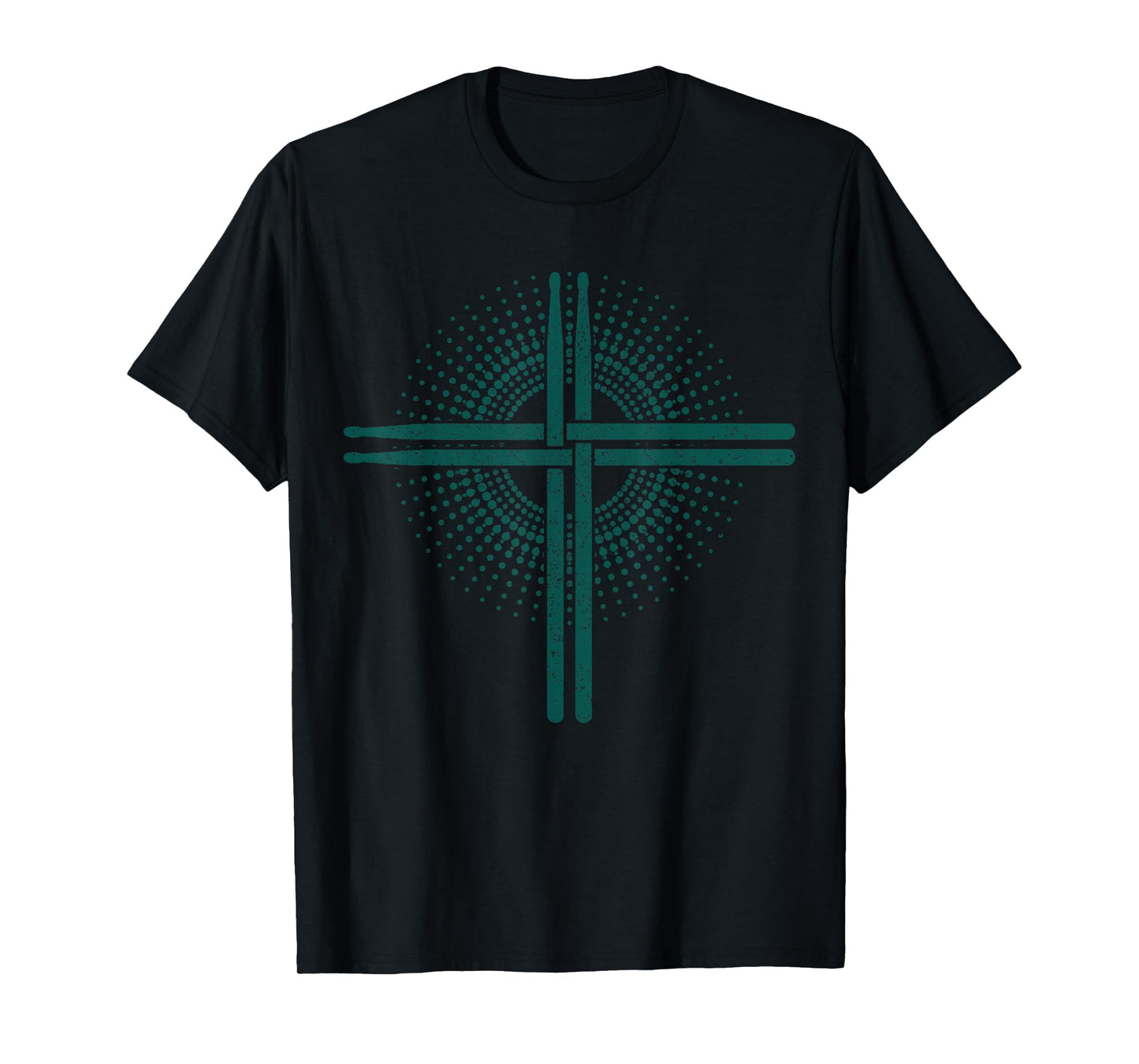 Christian Drummer Drumsticks Cross Drumming for Jesus T-Shirt