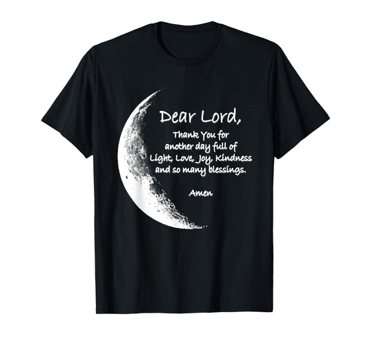 Christian Night Bedtime Prayer Pajama Faith and Love for God T-Shirt