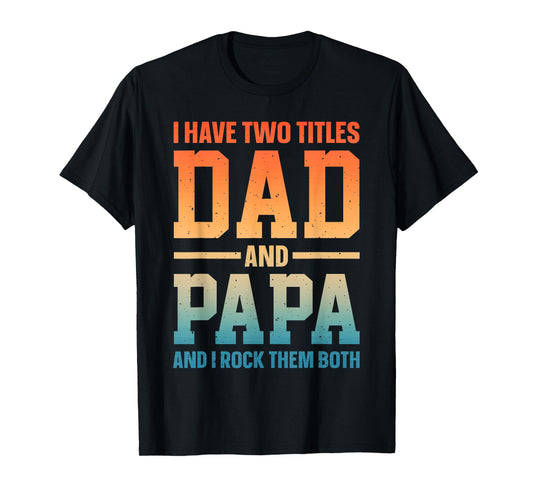 Best Papa Art For Grandpa From Grandkids Father's Day Papa T-Shirt
