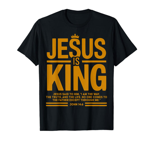 Toddler Boy Jesus Is King Camo Christian God Son Sister Mom T-Shirt