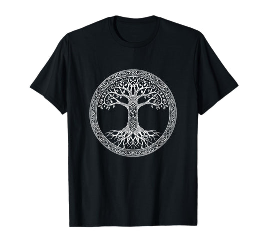 Yggdrasil World Tree Nordic Mythology Viking Design T-Shirt