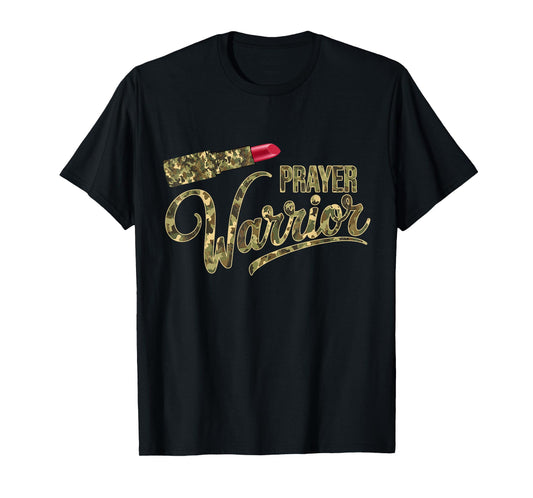 Prayer Warrior Faith God Jesus Christian Women T-Shirt