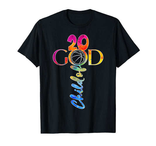 JESUS 20 YEARS CHILD OF GOD BASKETBALL 20th BIRTHDAY T-Shirt