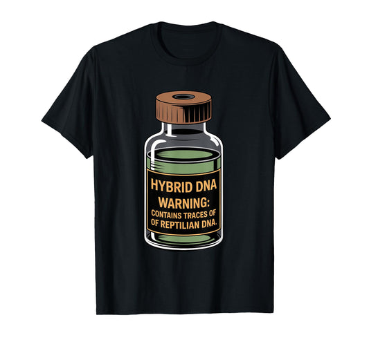 Contains Reptilian DNA Enki Anunnaki Alien Ancestry T-Shirt