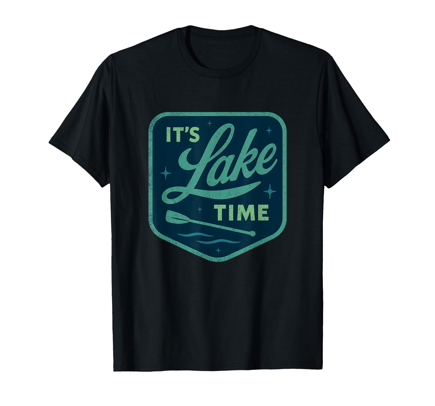It's Lake Time Summer Art For Men Women Boating Lake Life T-Shirt