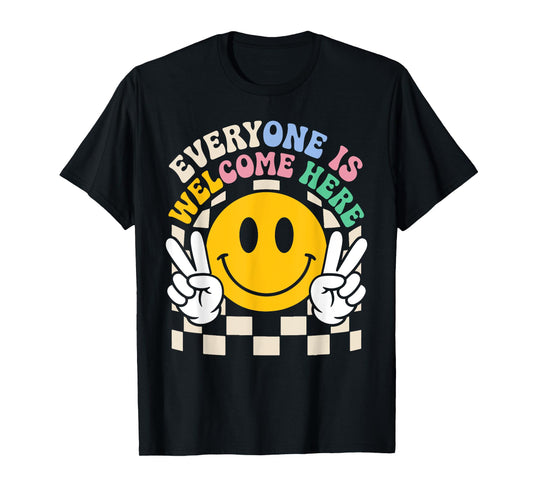 Everyone Is Welcome Here Idaho Teacher Inclusion Diversity T-Shirt