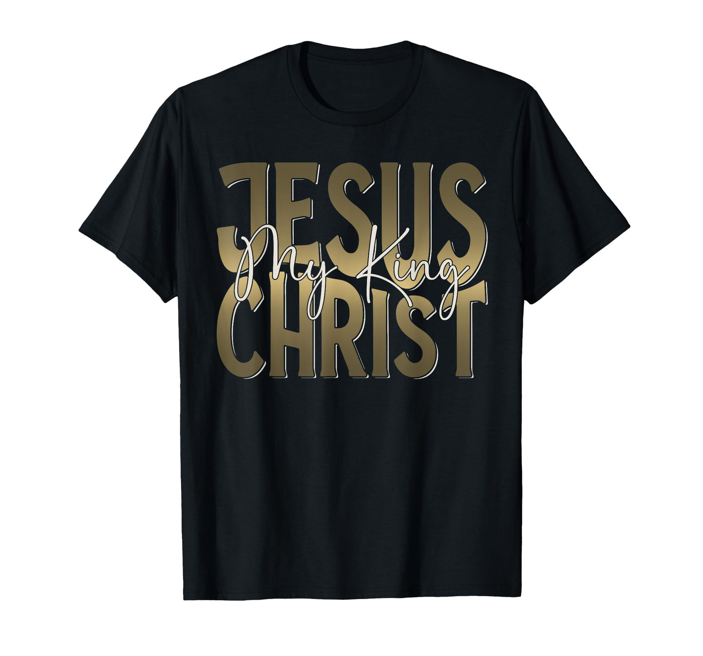 Christian Shirts for Women Men Christian Gifts Jesus My King T-Shirt