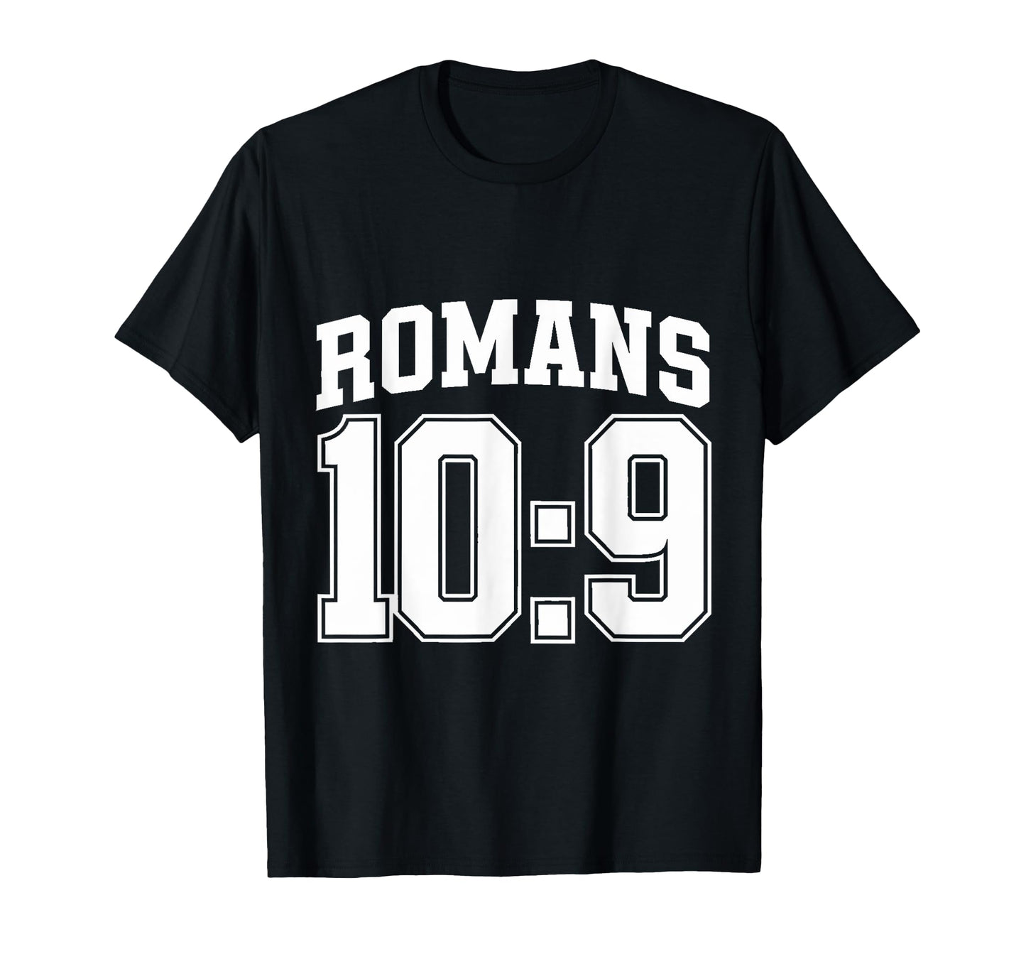 Romans 10:9 Sports Jersey Christian Motivation Apparel T-Shirt