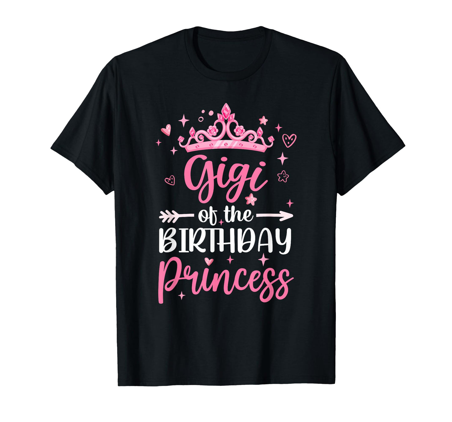 Gigi Of The Birthday Princess Birthday Girl Kid Family T-Shirt