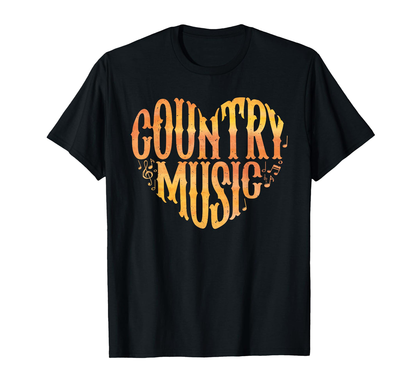 Cute Country Music Art For Men Women Concert Country Music T-Shirt