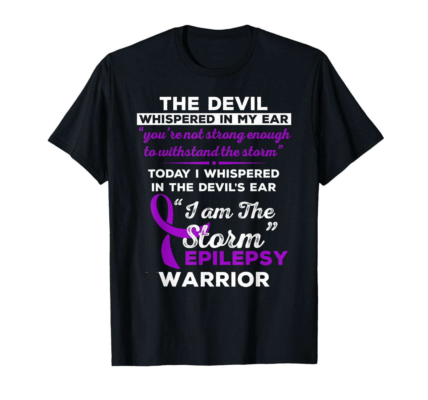 I Am the Storm Epilepsy Warrior T-Shirt T-Shirt
