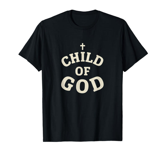 Child of God Bold Minimalist Cross T-Shirt
