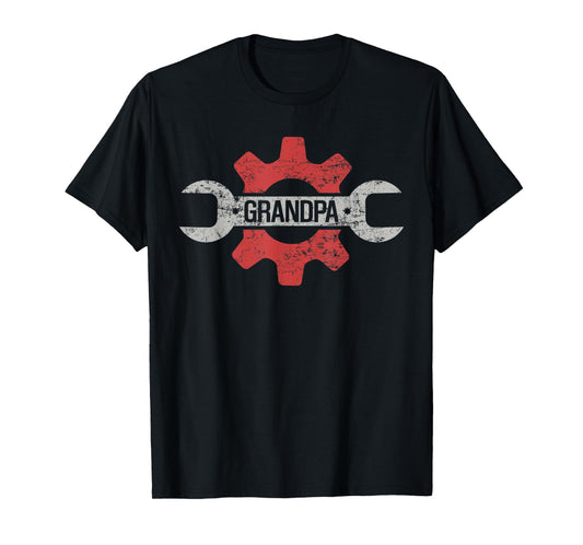 Grandpa Garage Grandpa Car Mechanic Grandpa T-Shirt