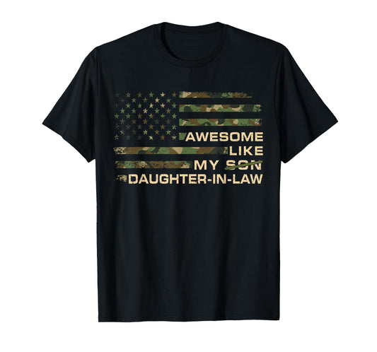 Awesome Like My Daughter In Law Father's Day Father In Law T-Shirt