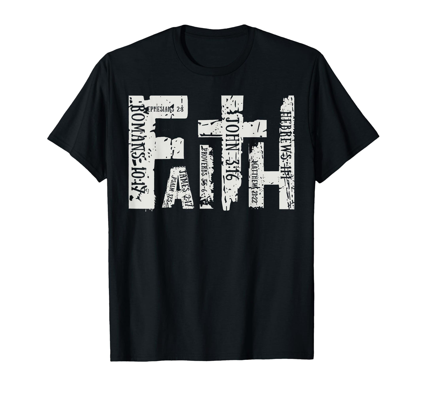 Faith Over Fear Christian Jesus Faith Retro Christian T-Shirt